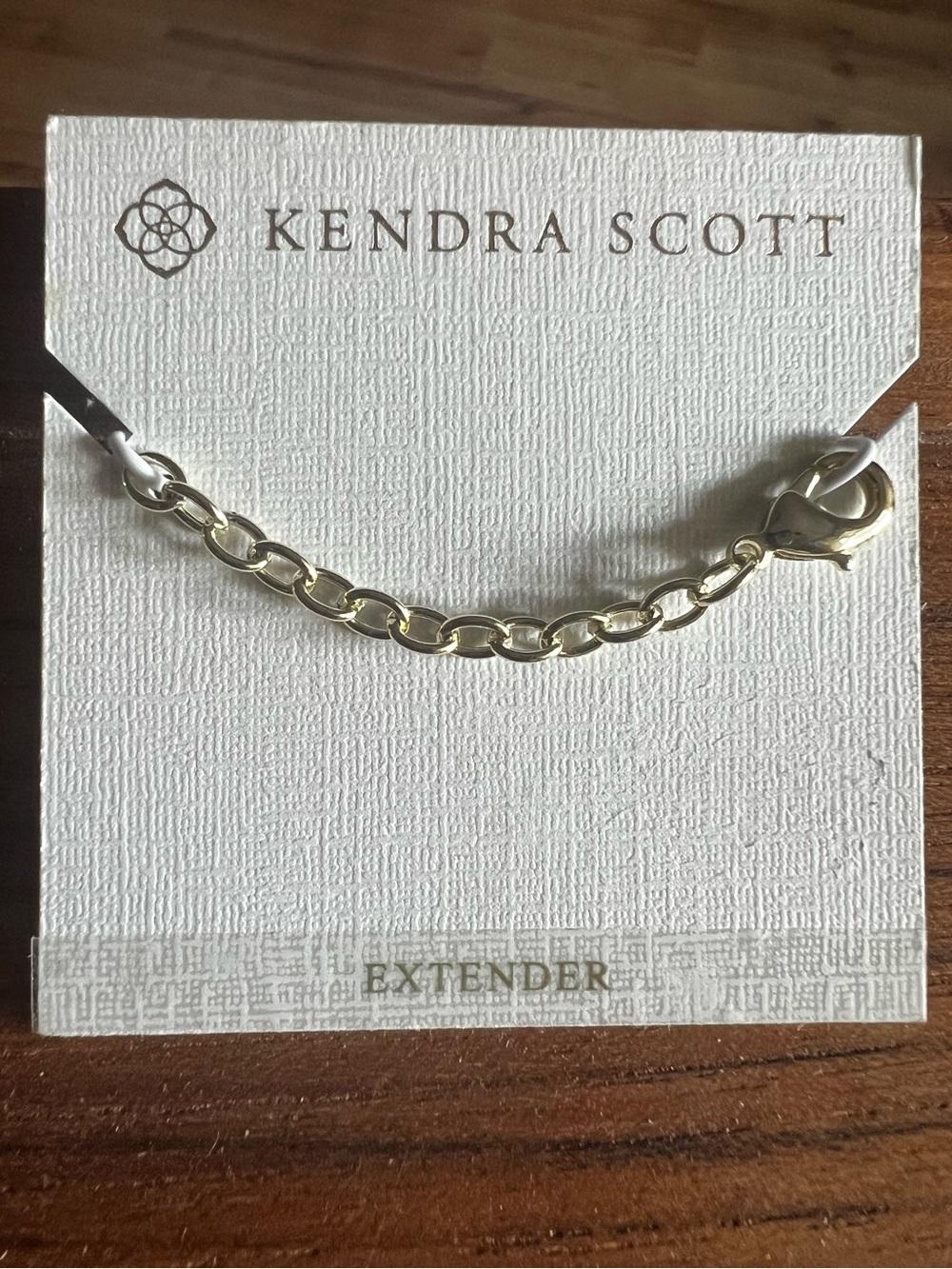 NWT Kendra Scott 2 Inch Necklace Bracelet Extender Lobster Claw